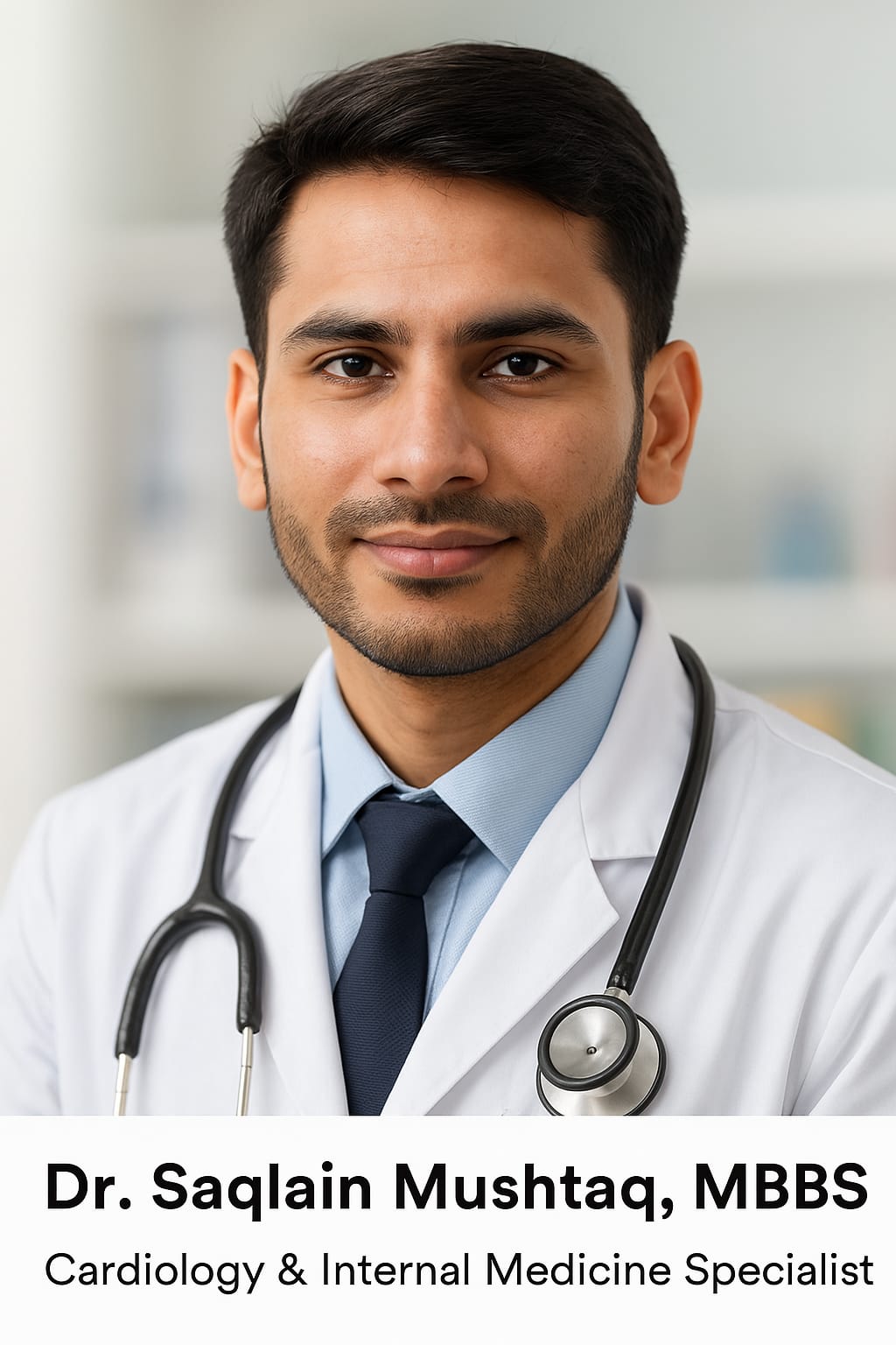 Dr. Saqlain Mushtaq providing medicine information review