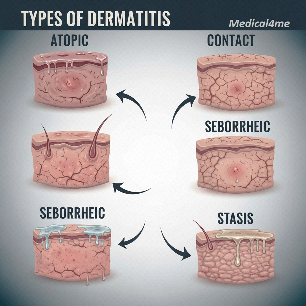 dermatitis symptoms and warning signs visual guide